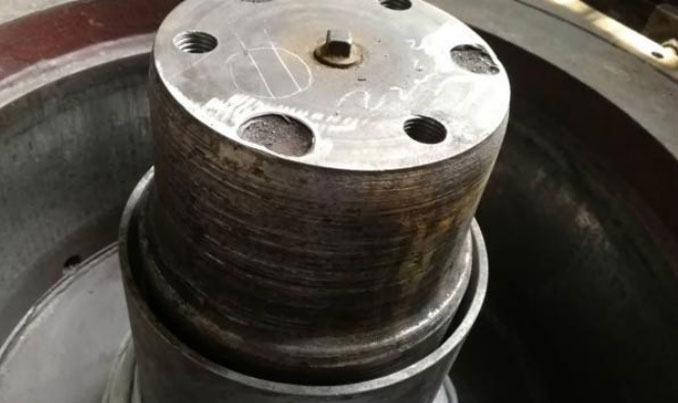 鍋爐預熱器導向軸頭磨損在線修復 